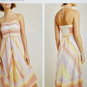 Candy stripes Halter neck Dress